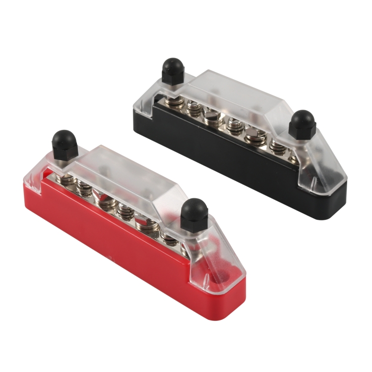 A7472 1 คู่ 7 Way Way Distribution Block Terminal Stusts พร้อมสกรูยึด 4 ตัว
