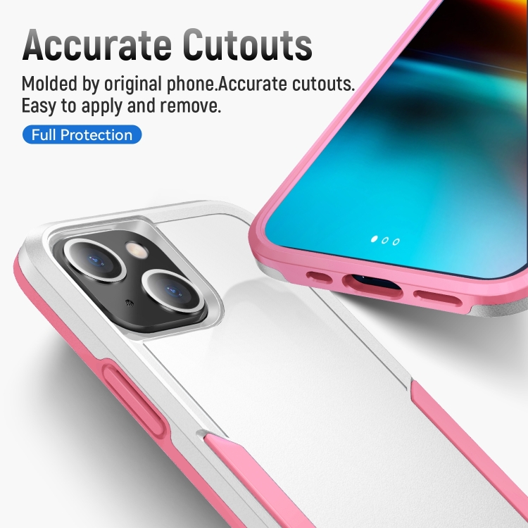 For iPhone 14 Plus Pioneer Armor Heavy Duty Shockproof Phone Case (White) For iPhone 14 Plus Pioneer Armor Heavy Duty Shockproof Phone Case (White)