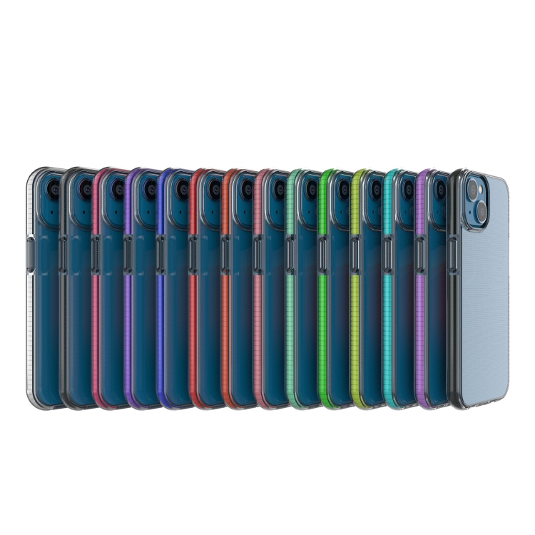 For iPhone 14 Plus Two-color Transparent TPU Phone Case (White) For iPhone 14 Plus Two-color Transparent TPU Phone Case (White)
