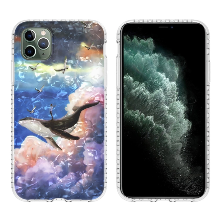 For iPhone 11 Pro 2.0mm Airbag Shockproof TPU Phone Case(Whale)