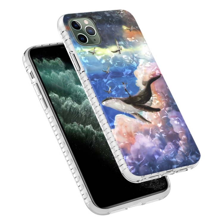 For iPhone 11 Pro 2.0mm Airbag Shockproof TPU Phone Case(Whale)