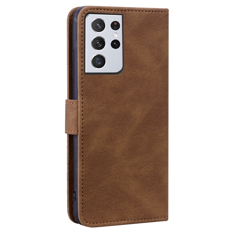 For Samsung Galaxy S21 Ultra 5G Geometric Mandala Embossed Leather Phone Case(Brown) For Samsung Galaxy S21 Ultra 5G Geometric Mandala Embossed Leather Phone Case(Brown)