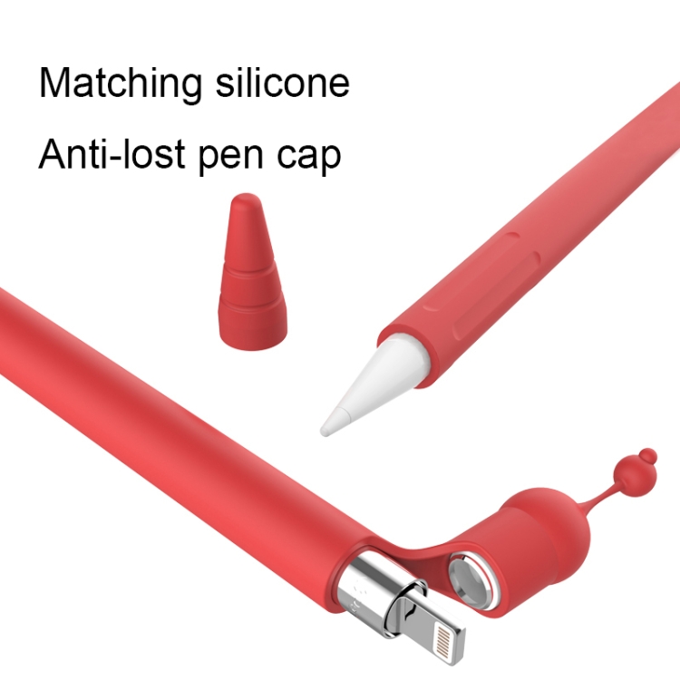 Cartoon Silicone Protective Case For Apple Pencil 2 / 1(White) Cartoon Silicone Protective Case For Apple Pencil 2 / 1(White)
