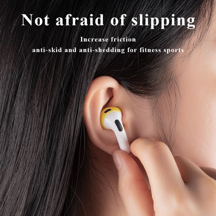 3 Pairs Earphone Silicone Earmuffs For AirPods 3(Dark Purple+Light Purple+Pink)