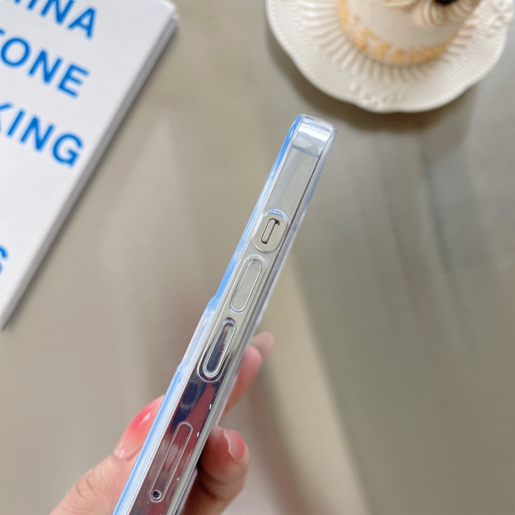 For iPhone 14 Plus Transparent Card Slot Shockproof TPU Phone Case For iPhone 14 Plus Transparent Card Slot Shockproof TPU Phone Case