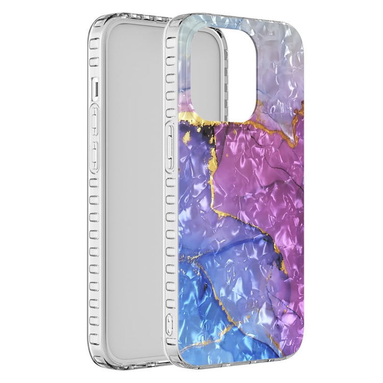2.0mm Airbag Shockproof TPU Phone Case For iPhone 14 Pro(Blue Purple Marble) 2.0mm Airbag Shockproof TPU Phone Case For iPhone 14 Pro(Blue Purple Marble)