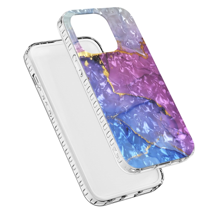 2.0mm Airbag Shockproof TPU Phone Case For iPhone 14 Pro(Blue Purple Marble) 2.0mm Airbag Shockproof TPU Phone Case For iPhone 14 Pro(Blue Purple Marble)
