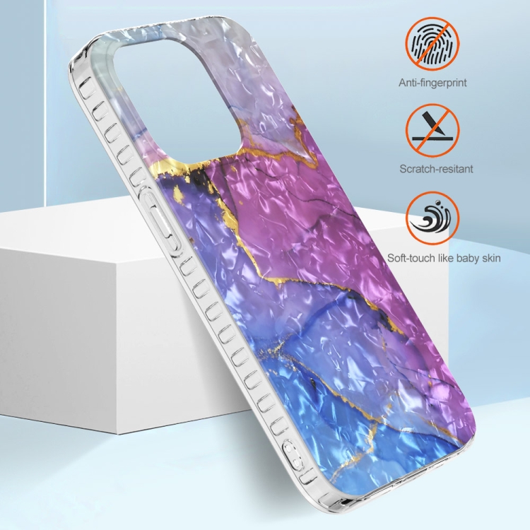 2.0mm Airbag Shockproof TPU Phone Case For iPhone 14 Pro(Blue Purple Marble) 2.0mm Airbag Shockproof TPU Phone Case For iPhone 14 Pro(Blue Purple Marble)