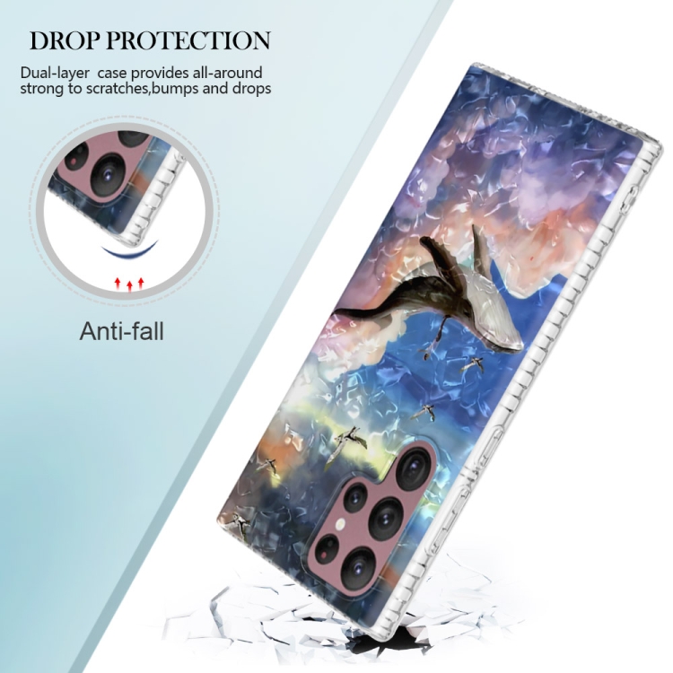 For Samsung Galaxy S22 Ultra 5G 2.0mm Airbag Shockproof TPU Phone Case(Whale) For Samsung Galaxy S22 Ultra 5G 2.0mm Airbag Shockproof TPU Phone Case(Whale)