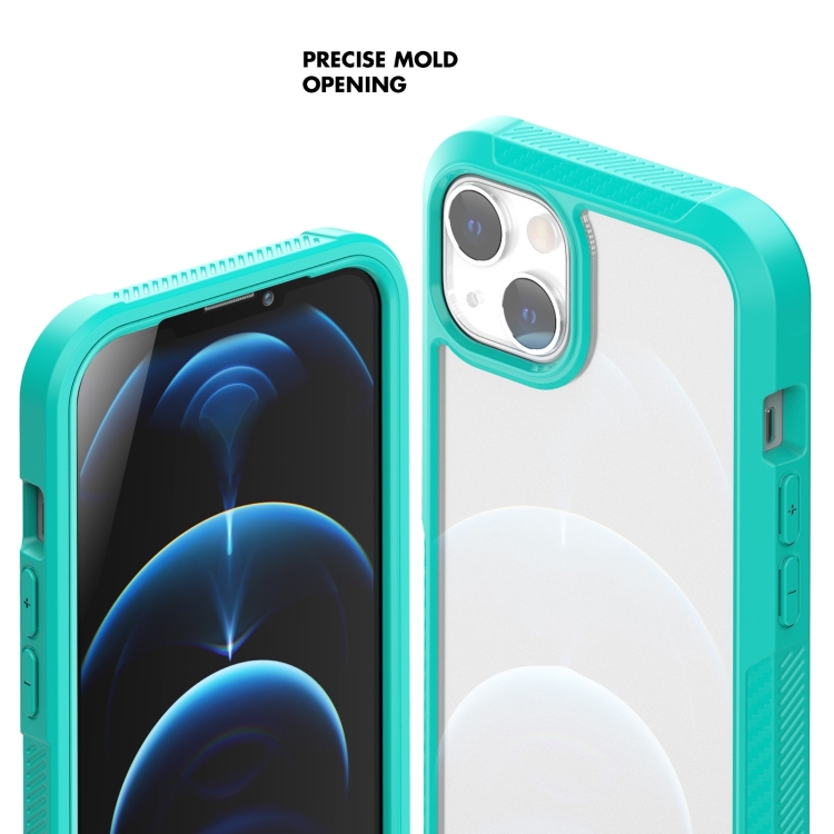 For iPhone 14 Plus 2 in 1 TPU + PC Full Coverage Phone Case (Light Blue) For iPhone 14 Plus 2 in 1 TPU + PC Full Coverage Phone Case (Light Blue)