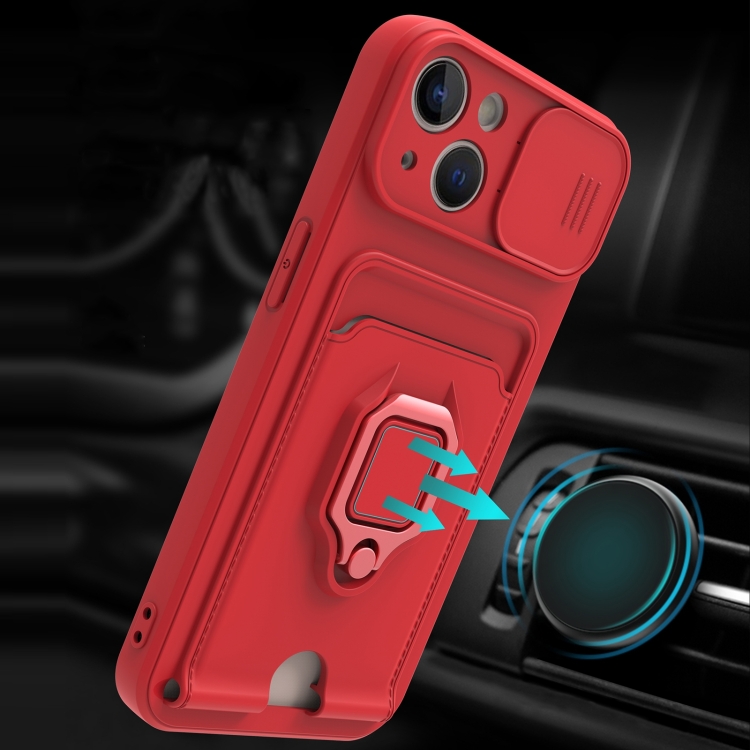 For iPhone 14 Sliding Camera Cover Design TPU Phone Case (Dark Night Green) For iPhone 14 Sliding Camera Cover Design TPU Phone Case (Dark Night Green)