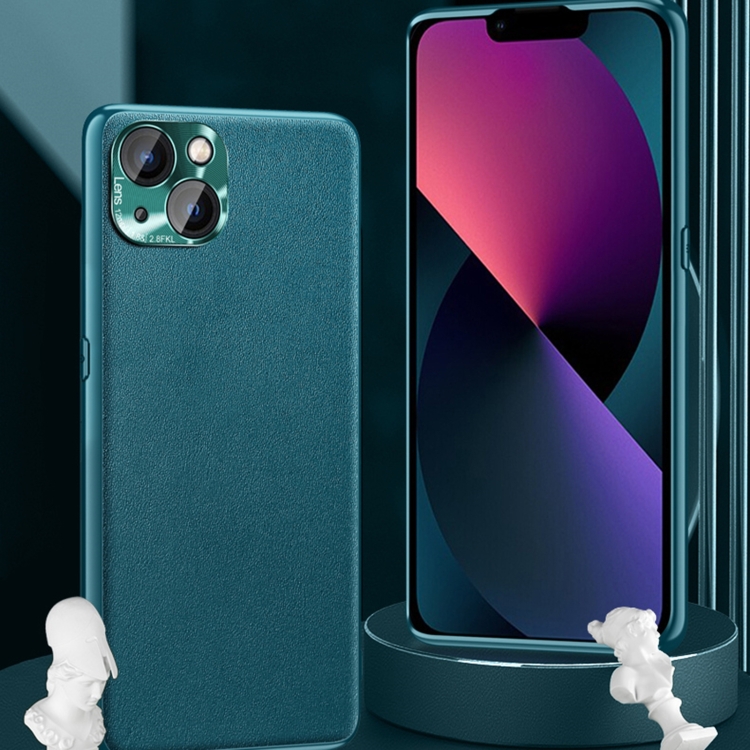 For iPhone 14 Pro Silicone Pure Skin Leather Phone Case(Purple) For iPhone 14 Pro Silicone Pure Skin Leather Phone Case(Purple)