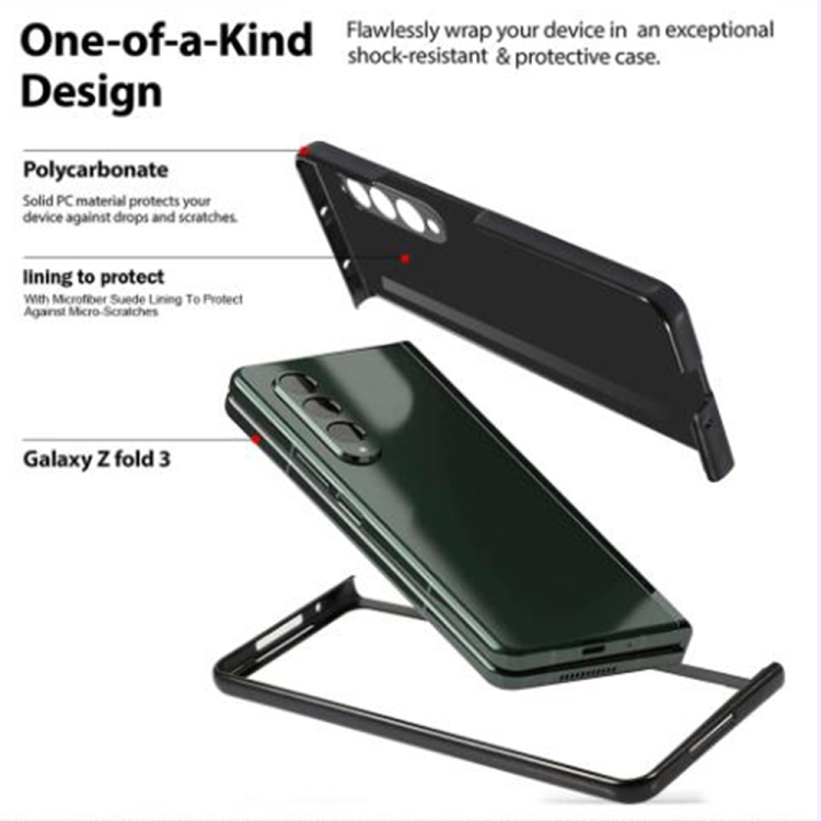 For Samsung Galaxy Z Fold4 Carbon Fiber Texture Skin-friendly Feel Ultra-thin Folding Phone Case with Screen Protector(Black) For Samsung Galaxy Z Fold4 Carbon Fiber Texture Skin-friendly Feel Ultra-thin Folding Phone Case with Screen Protector(Black)