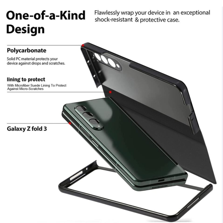 For Samsung Galaxy Z Fold4 Cross Texture Ultra-thin Folding Phone Case(Red) For Samsung Galaxy Z Fold4 Cross Texture Ultra-thin Folding Phone Case(Red)