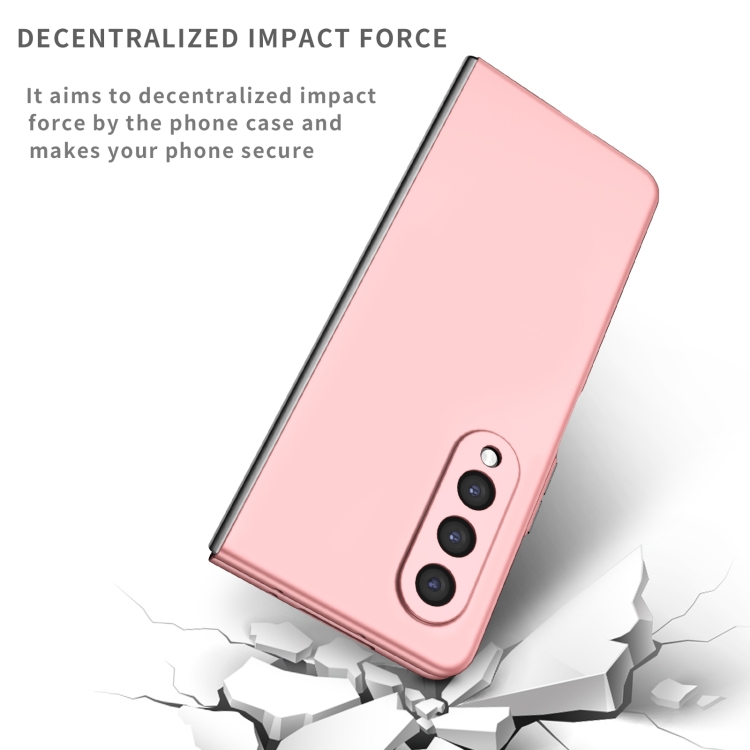For Samsung Galaxy Z Fold4 Armor Foldable Phone Case(Pink) For Samsung Galaxy Z Fold4 Armor Foldable Phone Case(Pink)