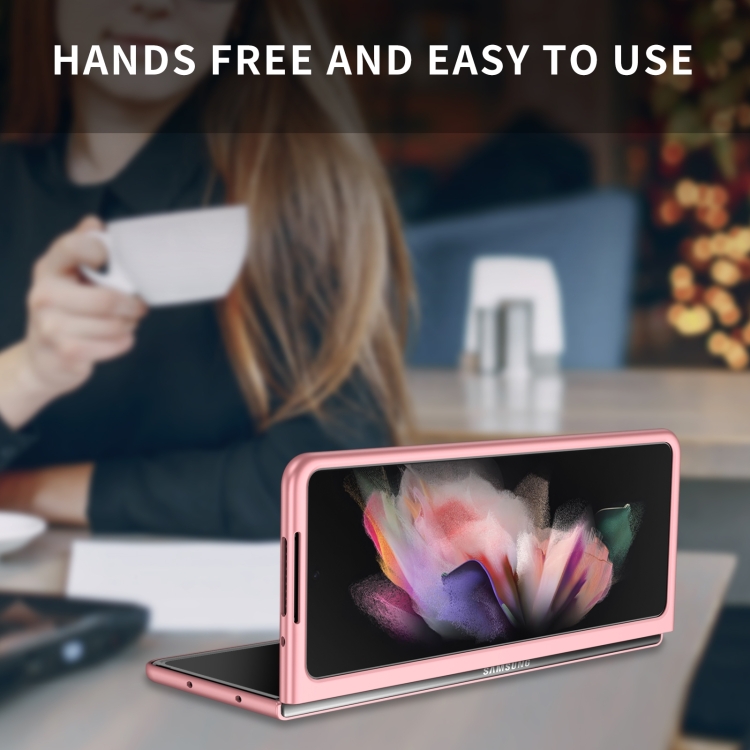 For Samsung Galaxy Z Fold4 Armor Foldable Phone Case(Pink) For Samsung Galaxy Z Fold4 Armor Foldable Phone Case(Pink)