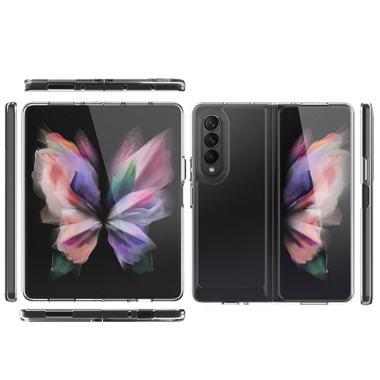 For Samsung Galaxy Z Fold4 Scratchproof TPU + PC Protective Case(Transparent)