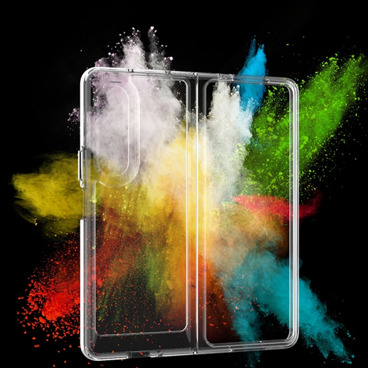 For Samsung Galaxy Z Fold4 Scratchproof TPU + PC Protective Case(Transparent)
