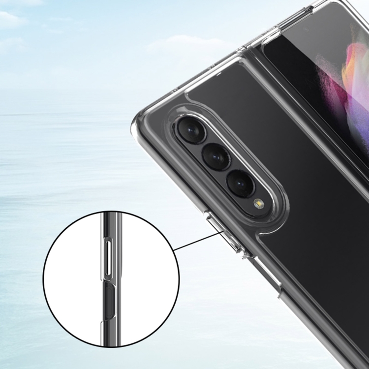 For Samsung Galaxy Z Fold4 Scratchproof TPU + PC Protective Case(Transparent)