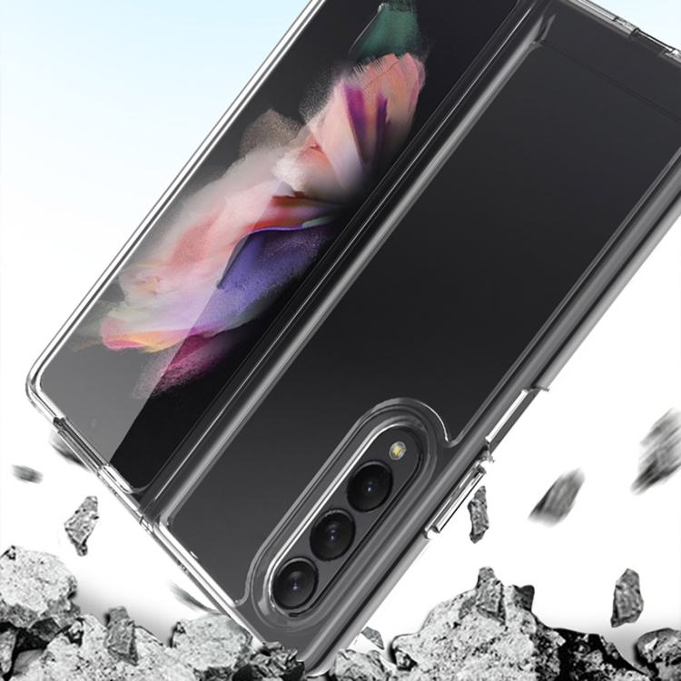 For Samsung Galaxy Z Fold4 Scratchproof TPU + PC Protective Case(Transparent)