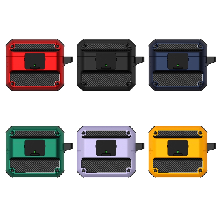 Automatic Bomb TPU + PC Earphone Protective Case with Switch For AirPods 3(Black Red) Automatic Bomb TPU + PC Earphone Protective Case with Switch For AirPods 3(Black Red)