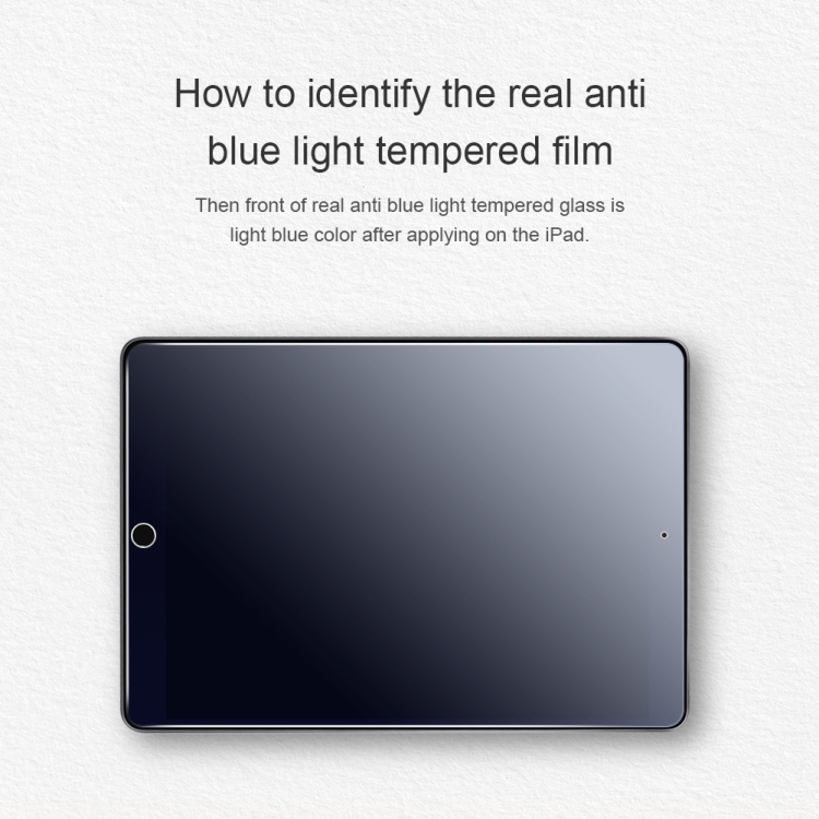 For iPad 10.2 NILLKIN V+ Series 0.33mm 4H Anti-blue Ray Tempered Glass Film For iPad 10.2 NILLKIN V+ Series 0.33mm 4H Anti-blue Ray Tempered Glass Film