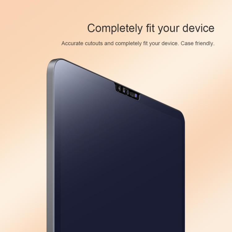 For iPad Pro 12.9 2018/2020 /2021/2022 NILLKIN V+ Series 0.33mm 4H Anti-blue Ray Tempered Glass Film For iPad Pro 12.9 2018/2020 /2021/2022 NILLKIN V+ Series 0.33mm 4H Anti-blue Ray Tempered Glass Film