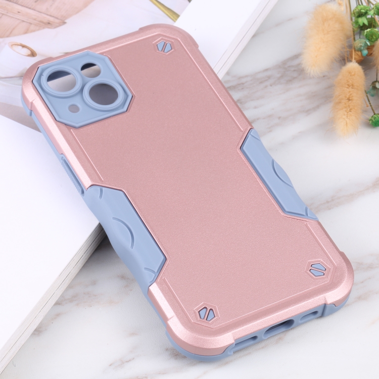For iPhone 14 Plus Non-slip Shockproof Armor Phone Case (Rose Gold) For iPhone 14 Plus Non-slip Shockproof Armor Phone Case (Rose Gold)