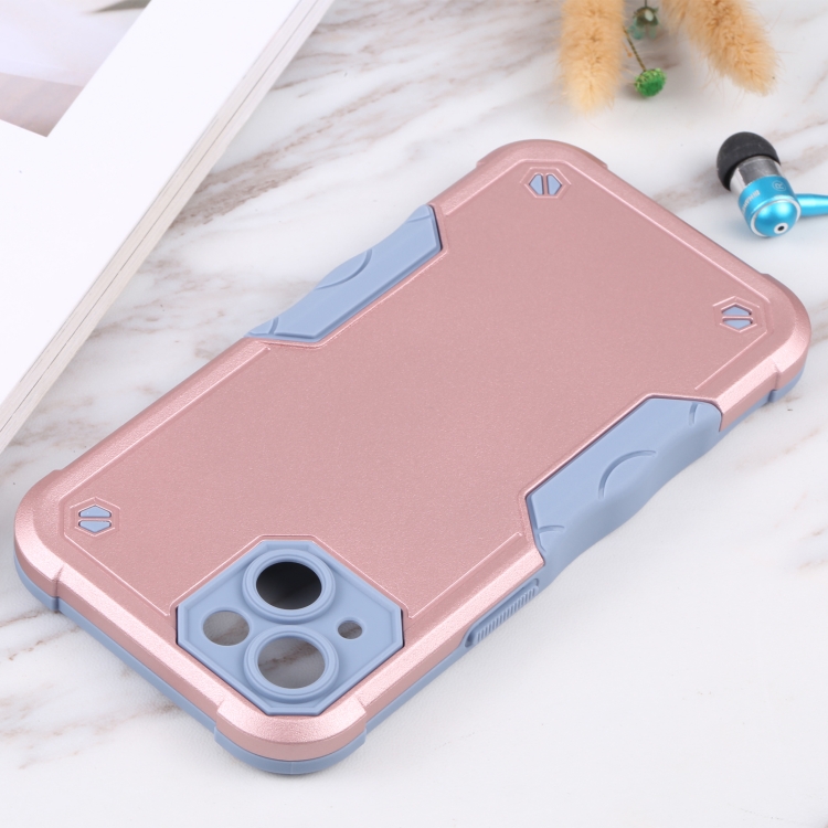 For iPhone 14 Plus Non-slip Shockproof Armor Phone Case (Rose Gold) For iPhone 14 Plus Non-slip Shockproof Armor Phone Case (Rose Gold)