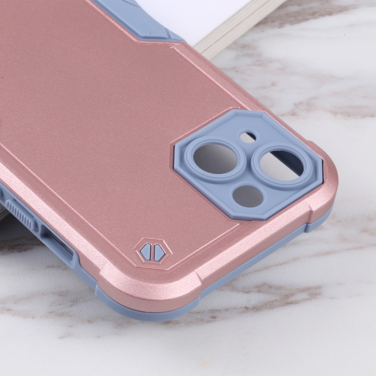 For iPhone 14 Plus Non-slip Shockproof Armor Phone Case (Rose Gold) For iPhone 14 Plus Non-slip Shockproof Armor Phone Case (Rose Gold)
