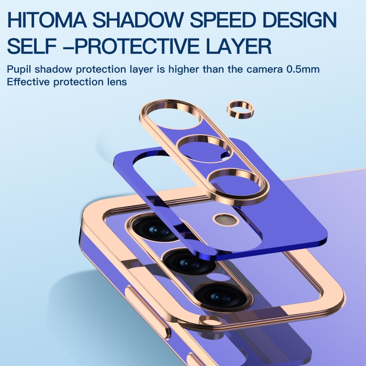 For Samsung Galaxy S21 Ultra 5G Pupil Shadow Electroplating Shockproof Protective Phone Case(Pink) For Samsung Galaxy S21 Ultra 5G Pupil Shadow Electroplating Shockproof Protective Phone Case(Pink)