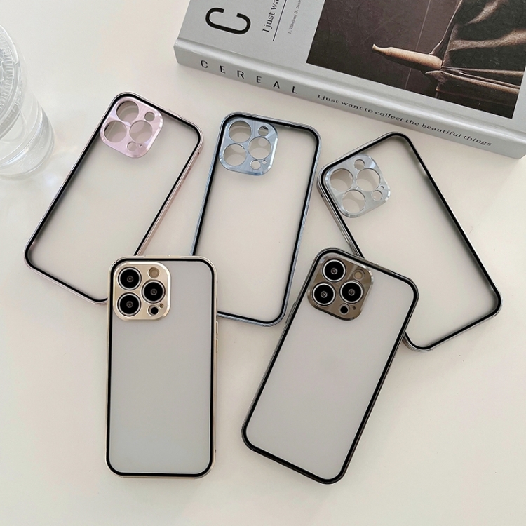 For iPhone 14 Plus Aluminum Alloy Buckle Double-sided Glass Phone Case (Silver) For iPhone 14 Plus Aluminum Alloy Buckle Double-sided Glass Phone Case (Silver)