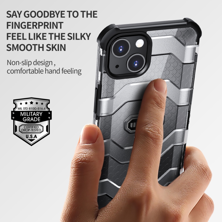 For iPhone 14 wlons Explorer Series PC+TPU Phone Case (Navy Blue) For iPhone 14 wlons Explorer Series PC+TPU Phone Case (Navy Blue)