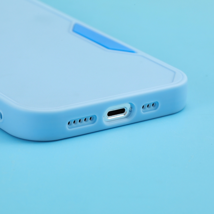 For iPhone 14 Precise Hole TPU Phone Case (Blue) For iPhone 14 Precise Hole TPU Phone Case (Blue)