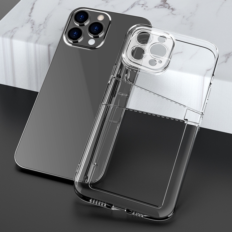 For iPhone 14 Plus Dual Card TPU Phone Case (Transparent) For iPhone 14 Plus Dual Card TPU Phone Case (Transparent)