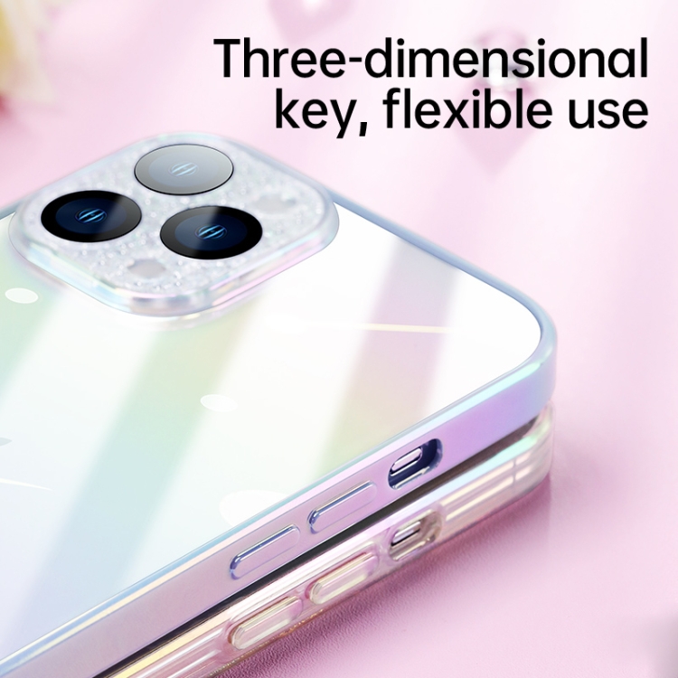 For iPhone 12 SULADA Color Glaze Series Gradient PC + TPU Phone Case(Pink) For iPhone 12 SULADA Color Glaze Series Gradient PC + TPU Phone Case(Pink)