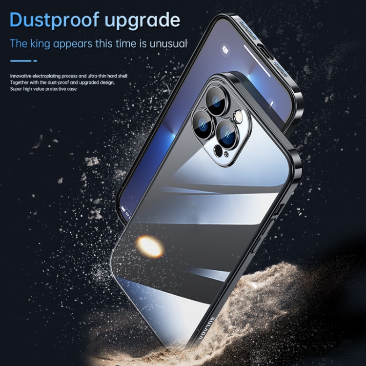 For iPhone 12 SULADA JINGJIA Series Lens Protector PC Phone Case(Black) For iPhone 12 SULADA JINGJIA Series Lens Protector PC Phone Case(Black)