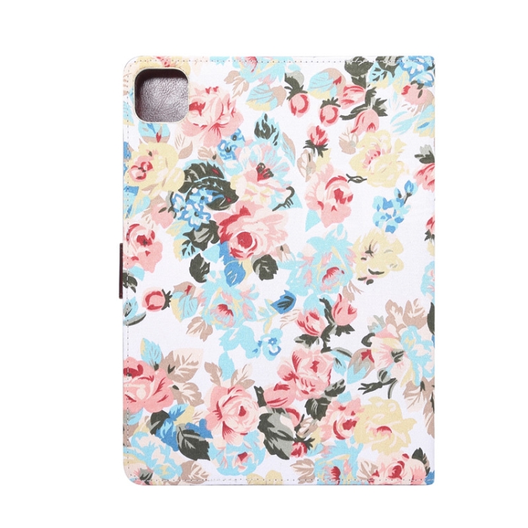 For iPad Pro 11 inch 2020 / 2021 PC + Left And Right Flowering Cloth Holster Wallet Card Holder With Dormancy(White Flower) For iPad Pro 11 inch 2020 / 2021 PC + Left And Right Flowering Cloth Holster Wallet Card Holder With Dormancy(White Flower)