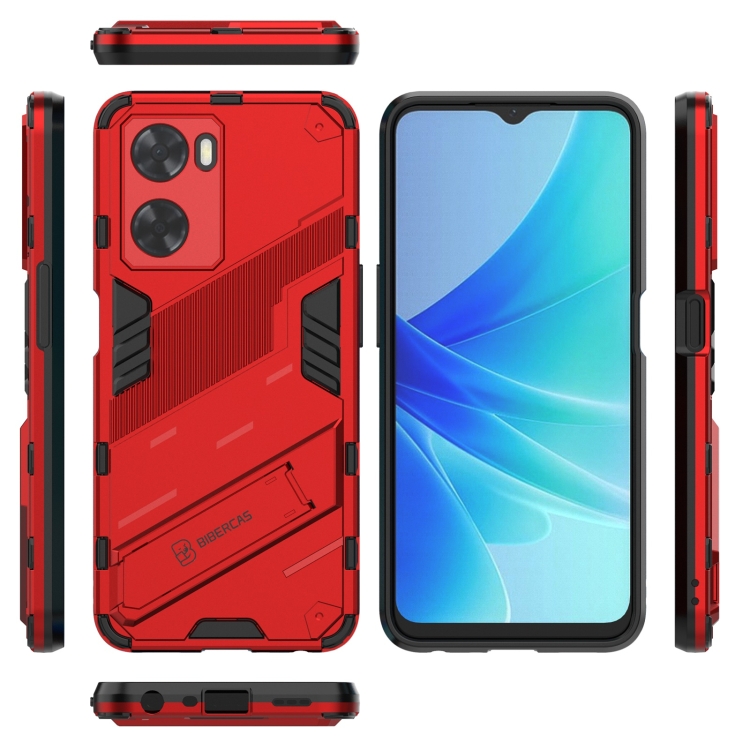 Para OPPO A58 4G Global Punk Armor 2 en 1 PC + Funda para teléfono TPU