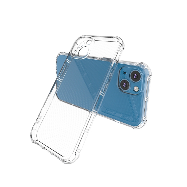 For iPhone 14 Straight Side Dual Bone Anti-fall TPU Case For iPhone 14 Straight Side Dual Bone Anti-fall TPU Case
