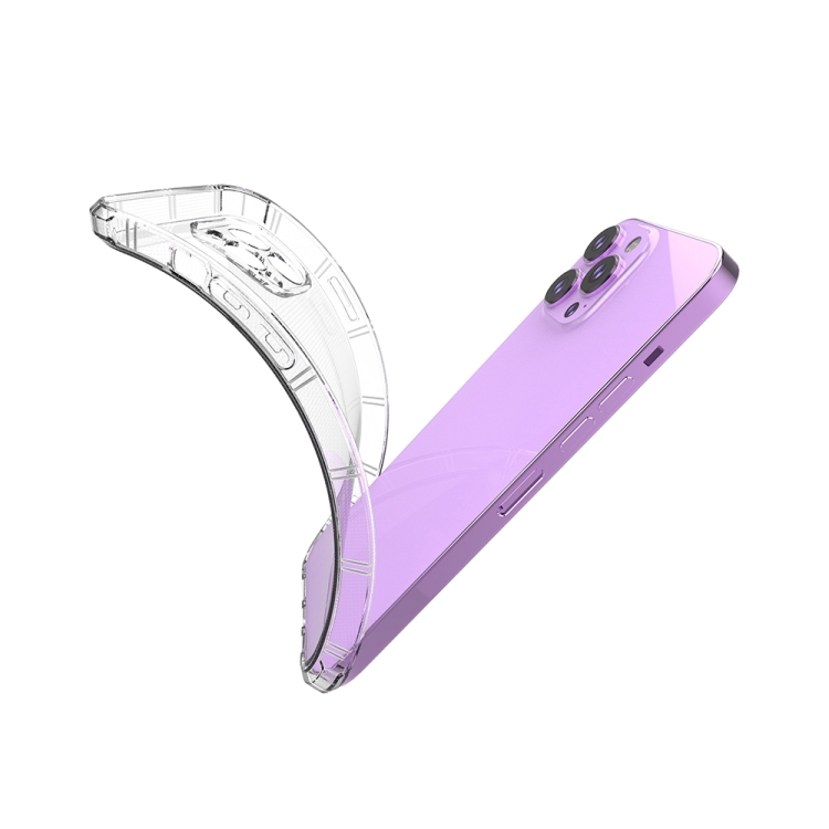 For iPhone 14 Pro Max Straight Side Dual Bone Anti-fall TPU Case For iPhone 14 Pro Max Straight Side Dual Bone Anti-fall TPU Case