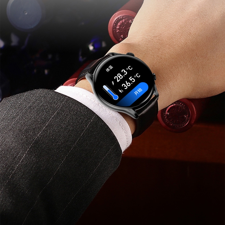 Acquista 1.28 pollici Full Touch Screen Smart Watch Donna Uomo Sport  Frequenza cardiaca Pressione sanguigna Fitness Tracker Impermeabile Smartwatch  rotondo per IOS Android