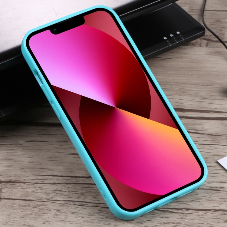 For iPhone 14 Plus Acrylic + TPU Magsafe Magnetic Phone Case (Sky Blue) For iPhone 14 Plus Acrylic + TPU Magsafe Magnetic Phone Case (Sky Blue)