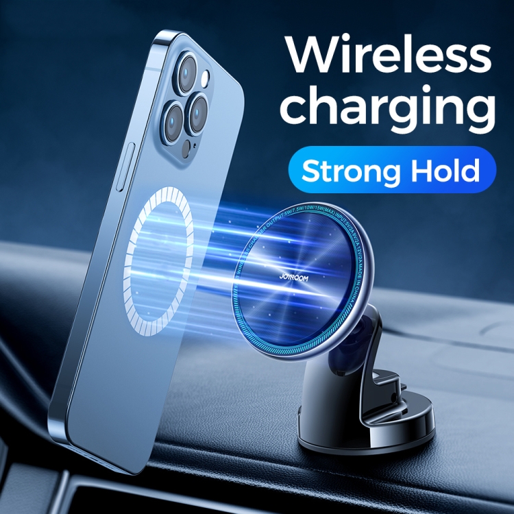 JOYROOM JR-ZS290 15W Magnetic Wireless Charger Dashboard Car Holder with LED Letter Ring(Silver) JOYROOM JR-ZS290 15W Magnetic Wireless Charger Dashboard Car Holder with LED Letter Ring(Silver)