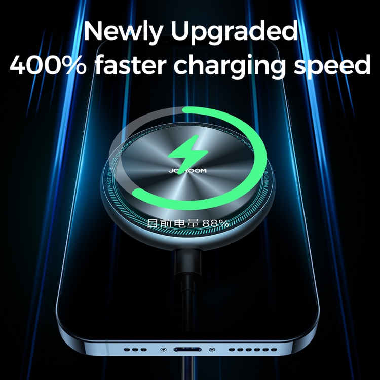 JOYROOM JR-ZS290 15W Magnetic Wireless Charger Dashboard Car Holder with LED Letter Ring(Silver) JOYROOM JR-ZS290 15W Magnetic Wireless Charger Dashboard Car Holder with LED Letter Ring(Silver)