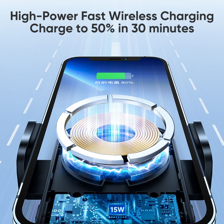 JOYROOM JR-ZS295 15W Mechanical Magnetic Wireless Charger Dashboard Car Holder(Black) JOYROOM JR-ZS295 15W Mechanical Magnetic Wireless Charger Dashboard Car Holder(Black)