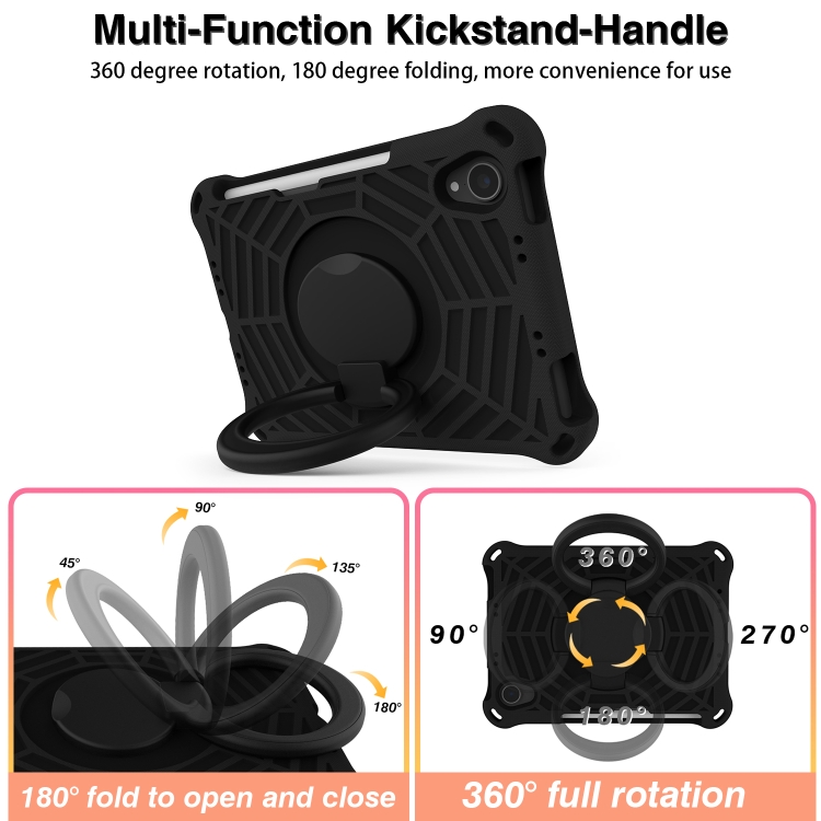 For iPad mini 2024 /mini 6 Spider King Silicone Protective Tablet Case(Black) For iPad mini 2024 /mini 6 Spider King Silicone Protective Tablet Case(Black)