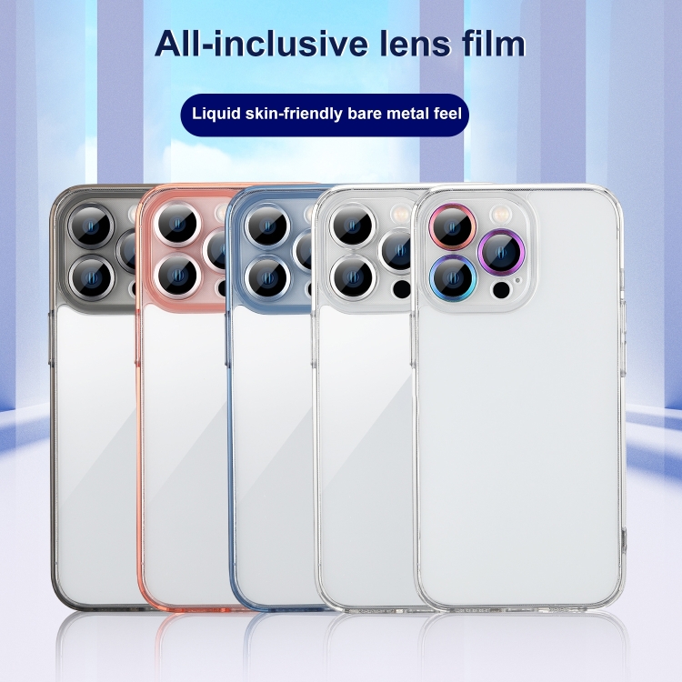 For iPhone 14 Plus CD Lens Protection Glass Phone Case (Colorful) For iPhone 14 Plus CD Lens Protection Glass Phone Case (Colorful)