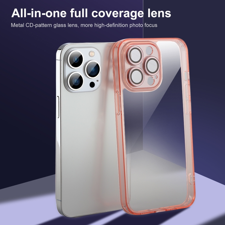 For iPhone 14 Plus CD Lens Protection Glass Phone Case (Colorful) For iPhone 14 Plus CD Lens Protection Glass Phone Case (Colorful)