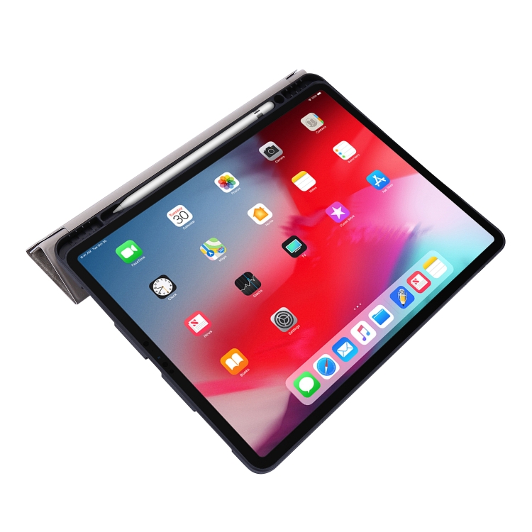 For iPad Pro 11 inch 2020 Marble Style Cloth Texture Horizontal Deformation Flip Leather Tablet Case with Holder & Pen Slot(Grey) For iPad Pro 11 inch 2020 Marble Style Cloth Texture Horizontal Deformation Flip Leather Tablet Case with Holder & Pen Slot(Grey)